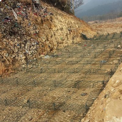 安庆石笼护坡应用于临江市桦树镇推进乡村振兴工程